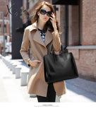 Xajzpa - Vintage Genuine Leather Bags Women Messenger High Quality Oil Wax Female Handbags Ladies