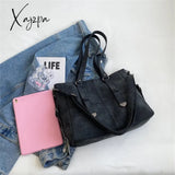 Xajzpa - Vintage Large Capacity Soft Pu Leather Messenger Bags For Women Designer Autumn Female