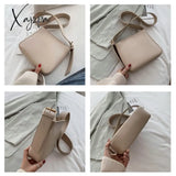 Xajzpa - Vintage Pu Leather Bucket Bags For Women Trending Designer Crossbody Shoulder Handbags