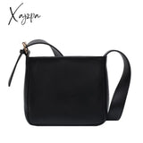 Xajzpa - Vintage Pu Leather Bucket Bags For Women Trending Designer Crossbody Shoulder Handbags