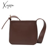 Xajzpa - Vintage Pu Leather Bucket Bags For Women Trending Designer Crossbody Shoulder Handbags