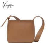 Xajzpa - Vintage Pu Leather Bucket Bags For Women Trending Designer Crossbody Shoulder Handbags