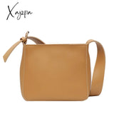 Xajzpa - Vintage Pu Leather Bucket Bags For Women Trending Designer Crossbody Shoulder Handbags