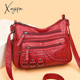 Xajzpa - Vintage Pu Leather Luxury Purses And Handbags 2023 High Quality Women’s Bag Design