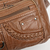 Xajzpa - Vintage Pu Leather Luxury Purses And Handbags 2023 High Quality Women’s Bag Design
