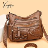 Xajzpa - Vintage Pu Leather Luxury Purses And Handbags 2023 High Quality Women’s Bag Design