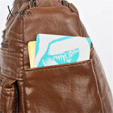 Xajzpa - Vintage Pu Leather Luxury Purses And Handbags 2023 High Quality Women’s Bag Design