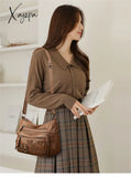 Xajzpa - Vintage Pu Leather Luxury Purses And Handbags 2023 High Quality Women’s Bag Design