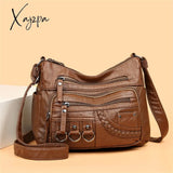 Xajzpa - Vintage Pu Leather Luxury Purses And Handbags 2023 High Quality Women’s Bag Design