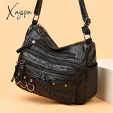 Xajzpa - Vintage Pu Leather Luxury Purses And Handbags 2023 High Quality Women’s Bag Design