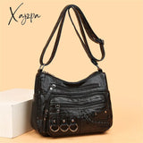 Xajzpa - Vintage Pu Leather Luxury Purses And Handbags 2023 High Quality Women’s Bag Design