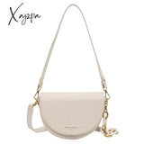 Xajzpa - Vintage Saddle Bag Women Shoulder High Quality Pu Leather Handbag Fashion Crossbody Bags