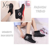 Xajzpa - Water Boots For Woman Rain Rubber Women Waterproof Ankle Boot Botas De Caza Espanolas Bota