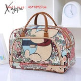 Xajzpa - Waterproof Large Capacity Women’s Travel Bag Weekend Big Duffle Bags Female Fashion