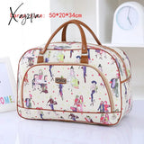 Xajzpa - Waterproof Large Capacity Women’s Travel Bag Weekend Big Duffle Bags Female Fashion