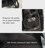 Xajzpa - Waterproof Nylon Women Backpack Female Large Capacity Buckle Backpack Unisex Schoolbag