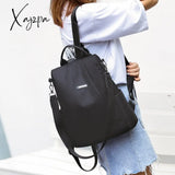 Xajzpa - Waterproof Oxford Women Backpack Fashion Anti-Theft School Bagpack Luxury Designer Female