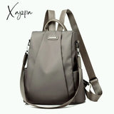 Xajzpa - Waterproof Oxford Women Backpack Fashion Anti-Theft School Bagpack Luxury Designer Female