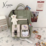 Xajzpa - Waterproof Stylish Laptop Backpack Women 13 13.3 14 15 15.6 Inch Korean Fashion Oxford