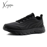 Xajzpa - Waterproof Winter Leather Men Shoes Thick Plush Warm Casual Sneakers Fashion Non-Slip