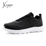 Xajzpa - Waterproof Winter Leather Men Shoes Thick Plush Warm Casual Sneakers Fashion Non-Slip