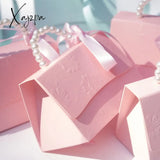 Xajzpa - Wedding Welcome Bags 10Pcs/Lot Portable Party Favor Gift Boxes Chocolate Treat Candy Bag