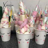 Xajzpa - Wedding Welcome Bags 50Pcs Candy Bag Birthday Party Favors Cellophane Cone Storage Girl