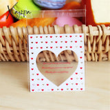 Xajzpa - Wedding Welcome Bags 50Pcs/Lot Cute Heart Theme Candy Cookie Birthday Party Buscuit