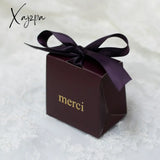 Xajzpa - Wedding Welcome Bags European Upscale Favors Gift Candy Box For Christening Baby Shower