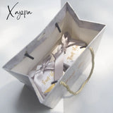 Xajzpa - Welcome Bags New Creative High-Quality Grey Marble Gift Bag For Christmas/Wedding/Baby