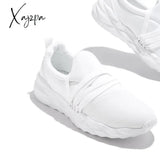 Xajzpa - White Fashion Casual Solid Color Breathable Sneakers Shoes