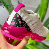 Xajzpa - White Fashion Casual Sportswear Bandage Patchwork Round Comfortable Out Door Sport Shoes