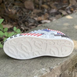 Xajzpa - White Red Casual Printing Round Comfortable Out Door Sport Running Shoes Shoes Sneakers