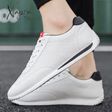 Xajzpa - White Sneakers Shoes Men Comfortable Walking For Summer Women Casual Running Sport