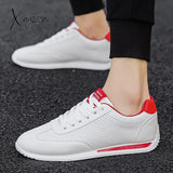 Xajzpa - White Sneakers Shoes Men Comfortable Walking For Summer Women Casual Running Sport