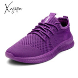 Xajzpa - Woman Shoes Lac-Up Men Casual Lightweight Tenis Walking Solid Sneakers Comfortable