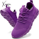 Xajzpa - Woman Shoes Lac-Up Men Casual Lightweight Tenis Walking Solid Sneakers Comfortable