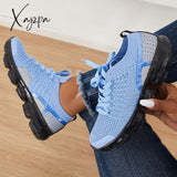 Xajzpa - Women Athletic Sneakers Running Shoes Breathable Knit Walking