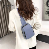 Xajzpa - Women Bag Chest Women’s New Korean Style Fashion Simple Crossbody Ins Trendy Female