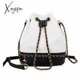 Xajzpa - Women Bag Pu Leather Shoulder Fashion Chain Bucket Bolsa Feminina Luxury Handbags Bags