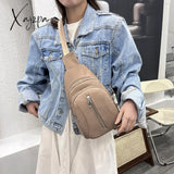 Xajzpa - Women Bag Retro Fashion Female New Trend Messenger Simple Girl Chest Lady Shoulder Pure