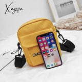 Xajzpa - Women Bag Shoulder Chest Bag Printed Cute Wallet Multifunction Mobile Phone Canvas Small