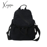 Xajzpa - Women Canvas Backpack College Cotton Female Trendy Gir Travel Men Lady Satchel Male Boy