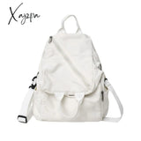 Xajzpa - Women Canvas Backpack College Cotton Female Trendy Gir Travel Men Lady Satchel Male Boy