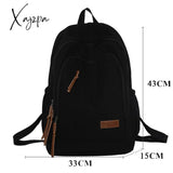 Xajzpa - Women Canvas Backpacks Large Men Girls Travel Laptop Vintage School Bags For Teenager Boys