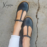 Xajzpa - Women Casual Comfy Chic Flats Black / 3