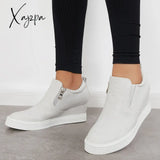 Xajzpa - Women Casual Slip On Platform Wedge Sneakers Loafers