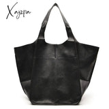 Xajzpa - Women Casual Tote Bag For Pu Leather Laptop Work Shoulder Lightweight Business Tie Bags