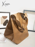 Xajzpa - Women Casual Tote Bag For Pu Leather Laptop Work Shoulder Lightweight Business Tie Bags
