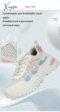 Xajzpa - Women Chunky Sneakers White Vulcanize Shoes Plus Size 35-43 Female Platform Running Ladies